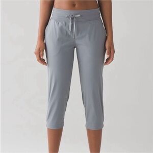 Lululemon Dance Studio Crops in Grey Sz 4